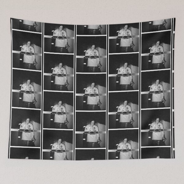 Item preview, BONES SMOKING A PHAT BLUNT Graphic   designed and sold by mirandabrenna.