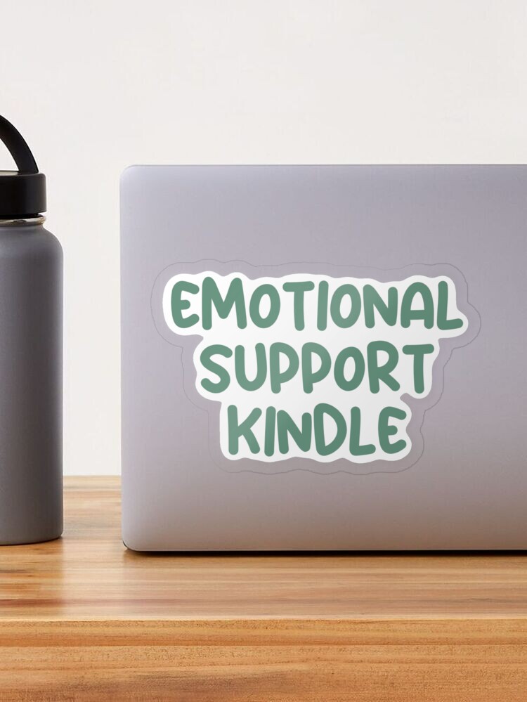 Buy Kindle Book Sticker Emotional Support Kindle Book Sticker Online in  India 