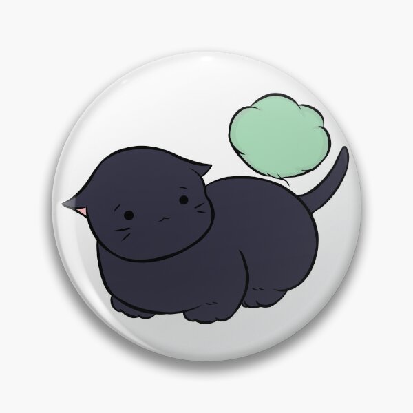 Item preview, Black Farting Kitten  designed and sold by enjilime.