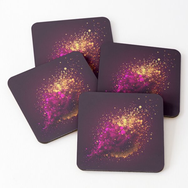 Item preview, Sparkling Gold & Magenta Inspired by the Glamour of Luxury Gold Dust designed and sold by HiArtify ❤️.