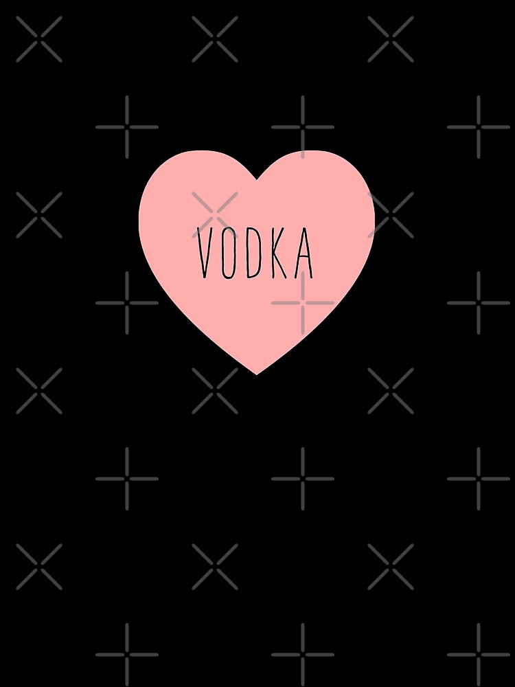 I Love Vodka, Heart Essential T-Shirt for Sale by theislandshop