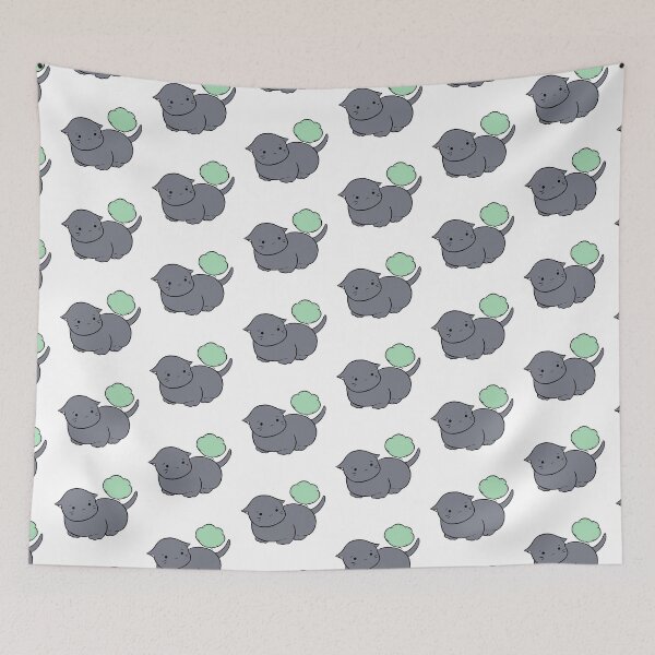 Item preview, Gray Farting Kitten  designed and sold by enjilime.
