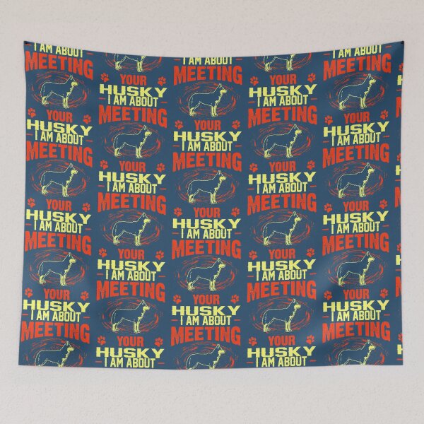 Item preview, Meeting Your Husky designed and sold by TreeShirtzee.