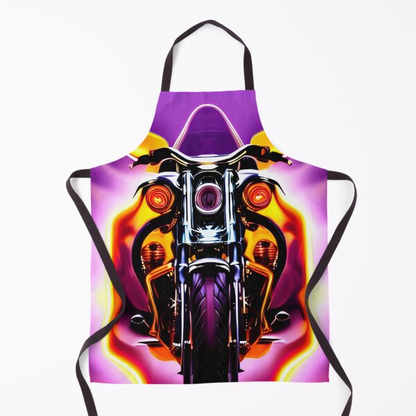 Item preview, Custom chopper in neon flames designed and sold by Dalive.