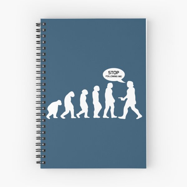 Item preview, Evolution - stop following me   designed and sold by TreeShirtzee.
