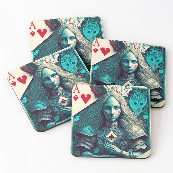 Item preview, Wonderland Card Design 5 designed and sold by Artistic Pandas.