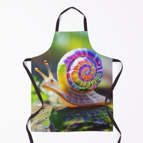 Item preview, Curious Friendly Rainbow Snail designed and sold by MythicPrompts.