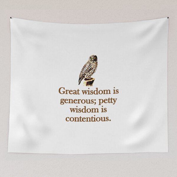 Item preview, Great Wisdom Is Generous designed and sold by CrankyOldDude.