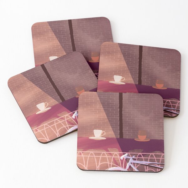 Item preview, Romantic Coffee Shop designed and sold by inkpie.