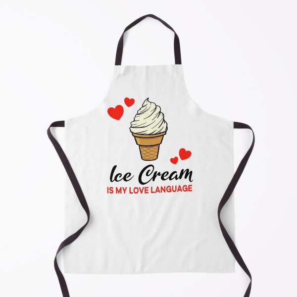 Item preview, Vanilla Ice Cream is my Love Language designed and sold by jonmlam.