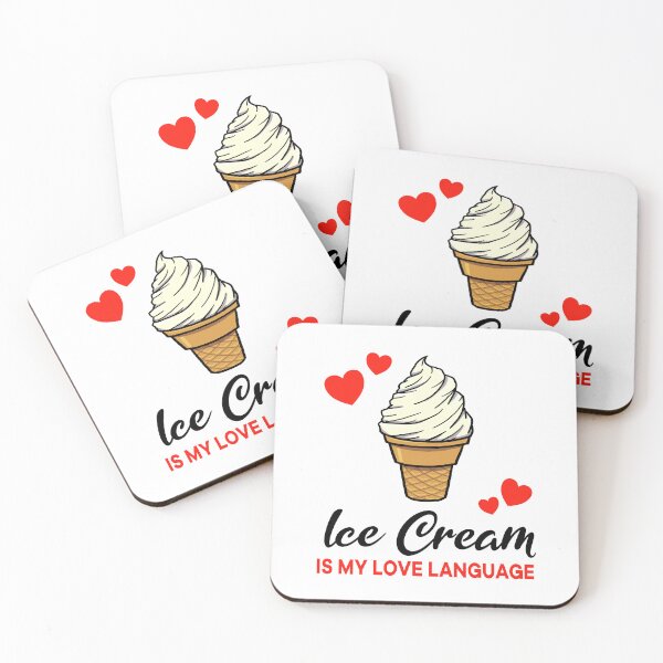 Item preview, Vanilla Ice Cream is my Love Language designed and sold by jonmlam.