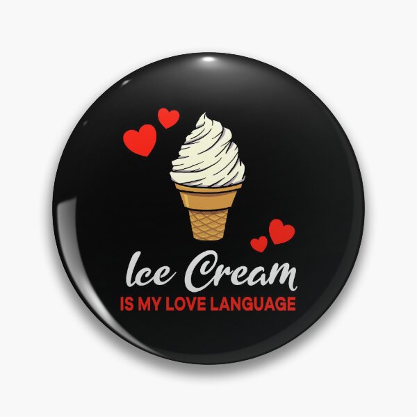 Item preview, Vanilla Ice Cream is my Love Language Funny designed and sold by jonmlam.
