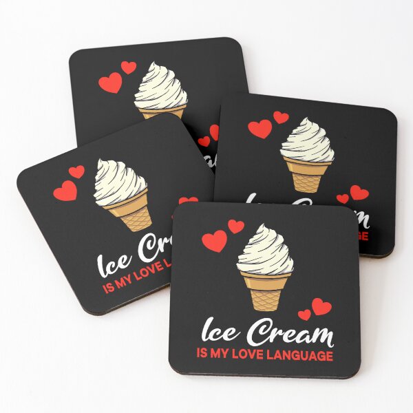 Item preview, Vanilla Ice Cream is my Love Language Funny designed and sold by jonmlam.