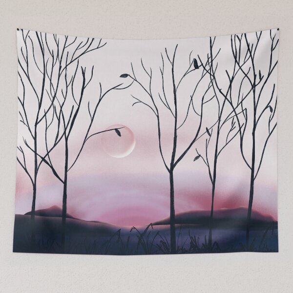 Item preview, Misty Morning Waxing Crescent  designed and sold by R-W-D.