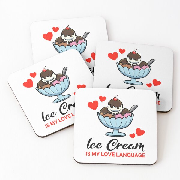 Item preview, Ice Cream is my Love Language designed and sold by jonmlam.