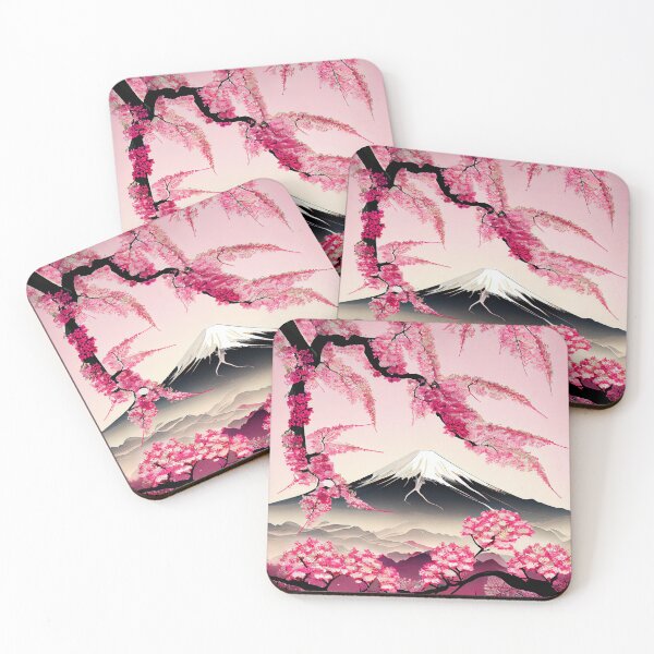 Item preview, Mount Fuji & cherry blossoms 3 designed and sold by Laguardia3D.