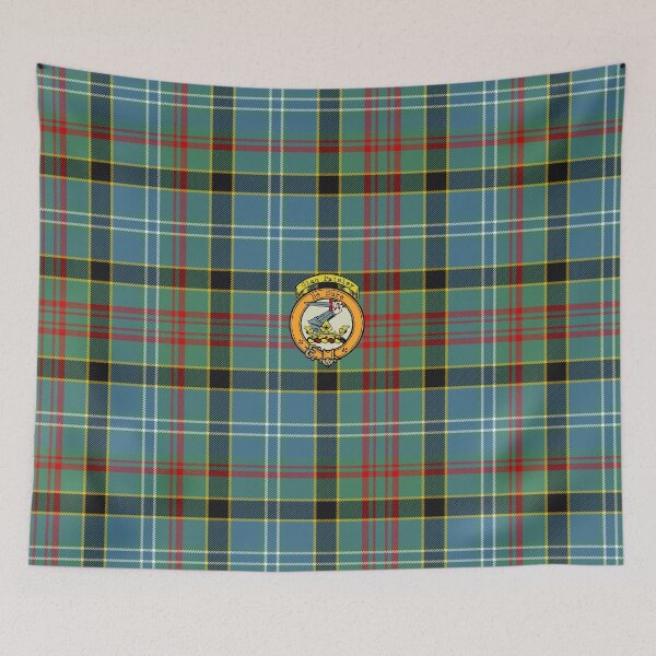 Artikelvorschau, Paisley Schottischer Tartan und Wappen entworfen und verkauft von BagTown Clans.