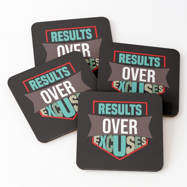 Item preview, Results Over Excuses - Bold Text Effects designed and sold by leo121687.