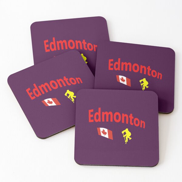 Item preview, Edmonton, Alberta Hockey abstract design  designed and sold by lobodelnoir.
