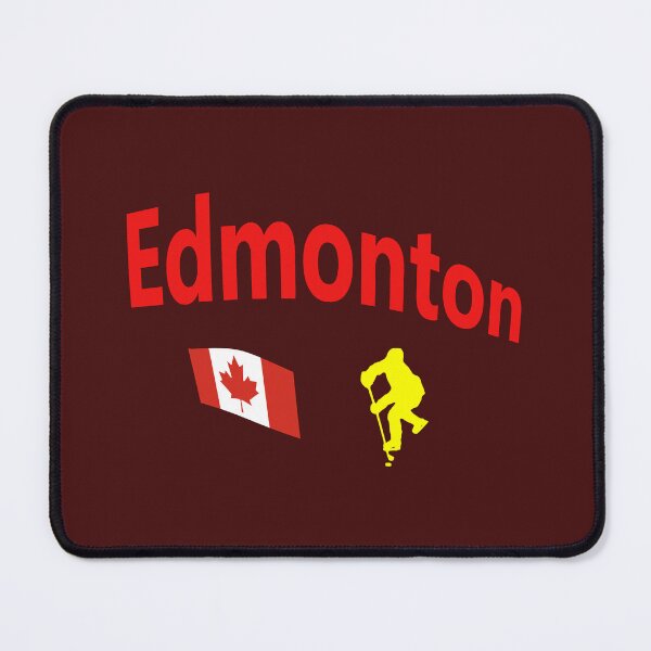 Item preview, Edmonton, Alberta Hockey abstract design designed and sold by lobodelnoir.