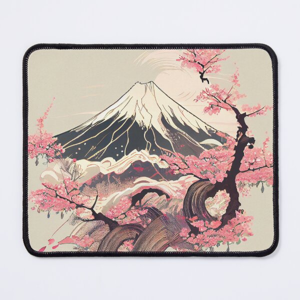 Item preview, Mount Fuji & cherry blossoms 4 designed and sold by Laguardia3D.