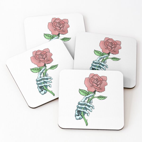 Item preview, Pink rose in a dead man's hand  designed and sold by Artistkhg.