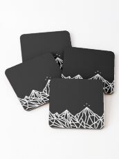 NIGHT COURT MOUNTAINS Coasters