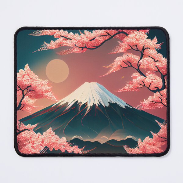 Item preview, Mount Fuji & cherry blossoms 5 designed and sold by Laguardia3D.