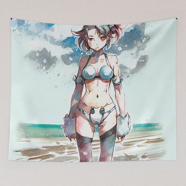 Aperçu de l'œuvre Anime Bikini Fille # 54 créée et vendue par Eynoxart.