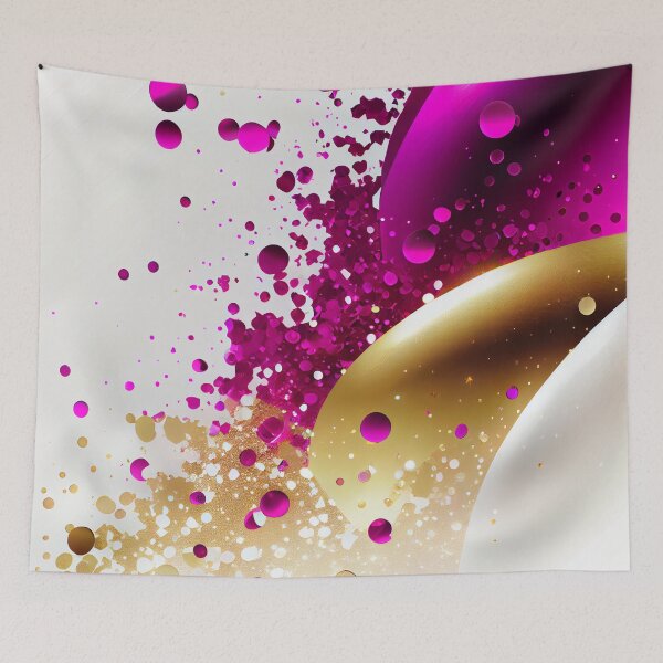 Item preview, Sparkling Gold & Magenta Inspired by the Glamour of Luxury Gold Dust designed and sold by HiArtify ❤️.
