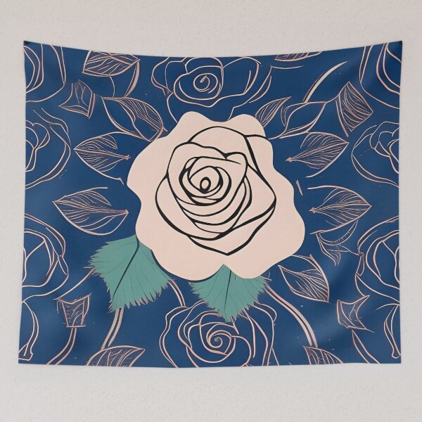 Item preview, Rose Gold Rose designed and sold by Poetic Patterns Studio.