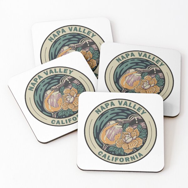Item preview, Napa Valley California Travel Art Badge designed and sold by KrisSidDesigns.