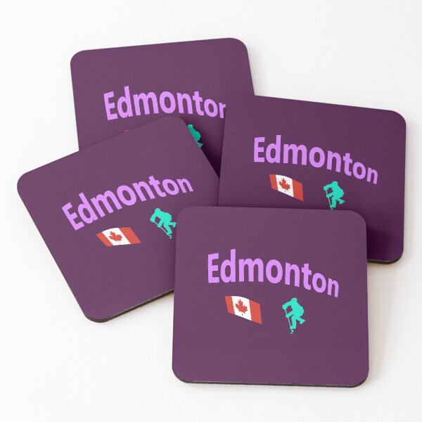 Item preview, Edmonton, Alberta Hockey abstract design  designed and sold by lobodelnoir.