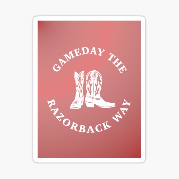 Item preview, Gameday the Razorback Way designed and sold by rachedesigns.