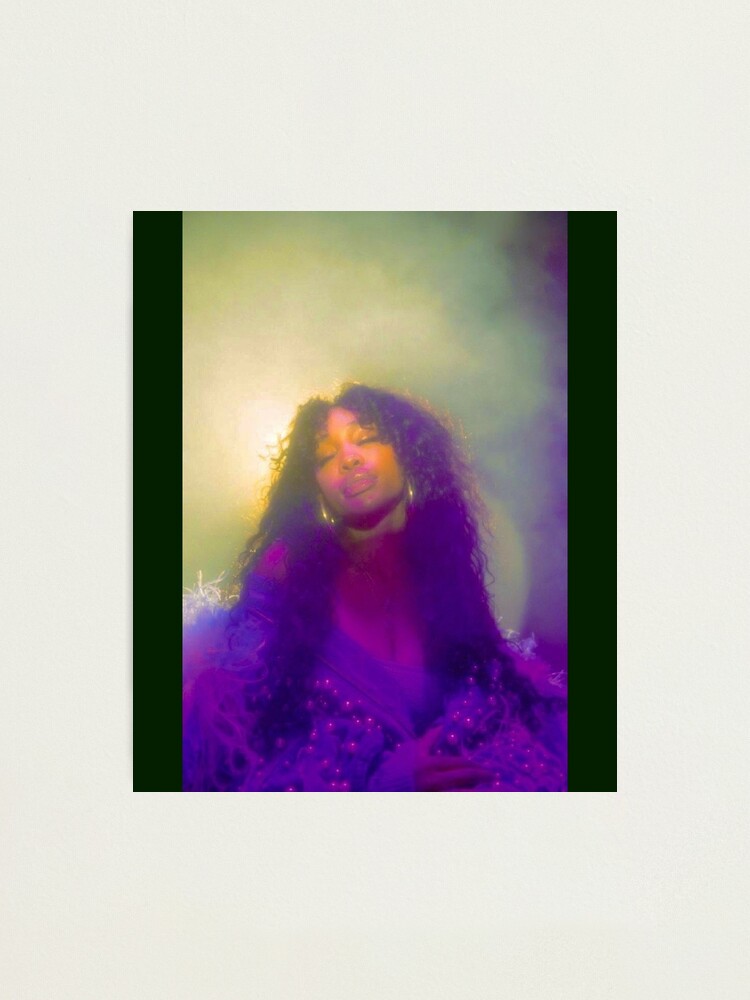 Sza Poster Photographic Print For Sale By Cadellbernard Redbubble 6629