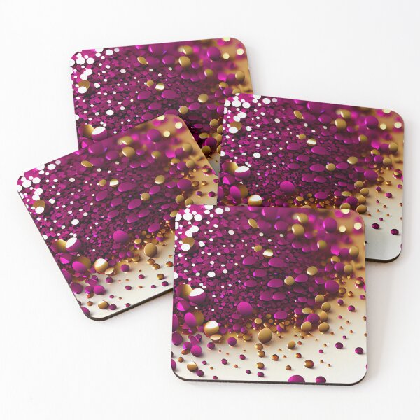 Item preview, Sparkling Gold & Magenta Inspired by the Glamour of Luxury Gold Dust designed and sold by HiArtify ❤️.