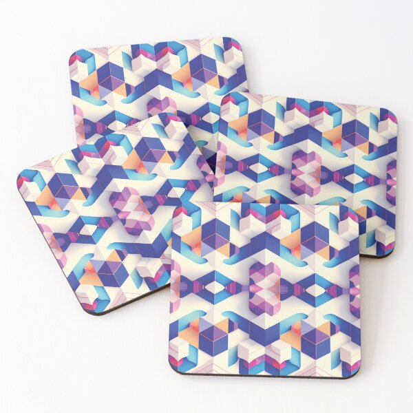 Item preview, Technology Geometric Cube Pattern designed and sold by Witsprings.