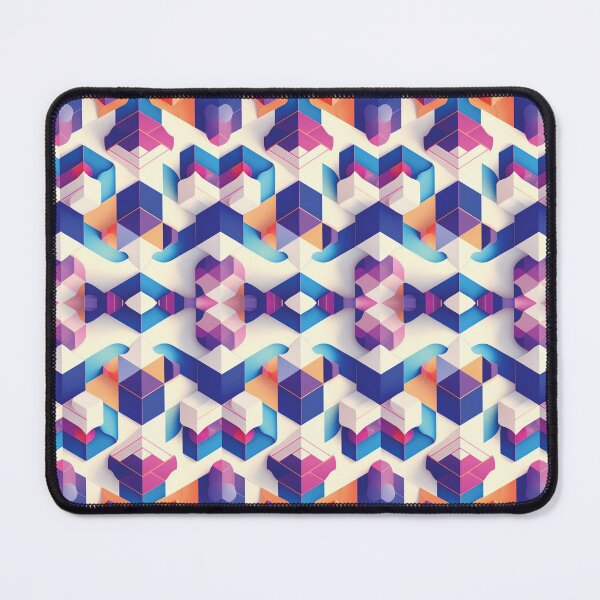 Item preview, Technology Geometric Cube Pattern designed and sold by Witsprings.