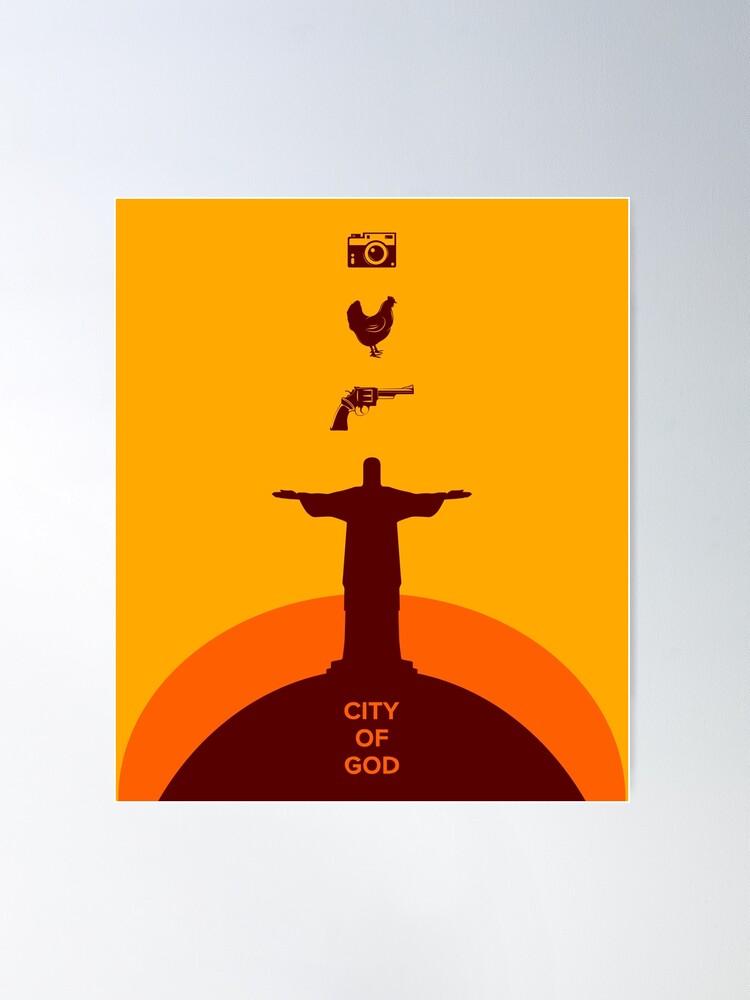 CITY OF GOD シティ オブ ゴッド　特大 ポスター 98cm×68cm City of God Premium Poster - Etsy