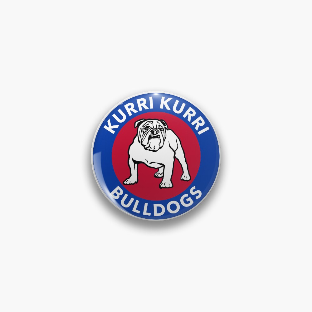 "Kurri Kurri Bulldogs retro 1990's" Pin for Sale by MainRoad Redbubble