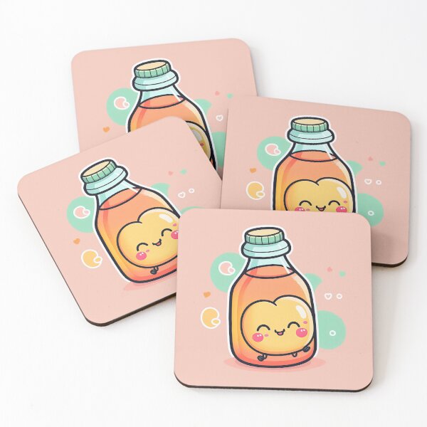 Item preview, Happy Fresh Peach Tea Drink In A Cute Bottle designed and sold by ultra-cute.