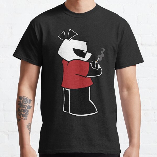 Pissed OFF Panda Smoking a Cigarette  Classic T-Shirt