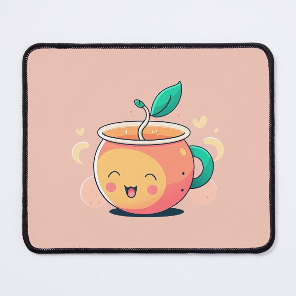 Item preview, Frosty and Fun Ice Peach Tea in a Cute Happy Cup designed and sold by ultra-cute.