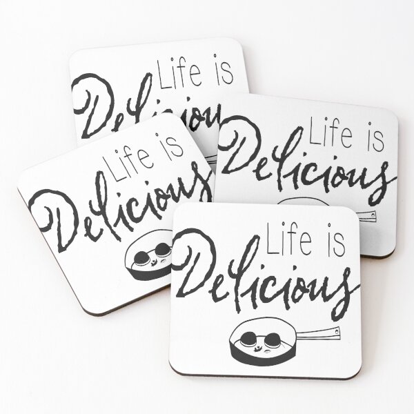Item preview, life is delicious designed and sold by 7designsbynature.
