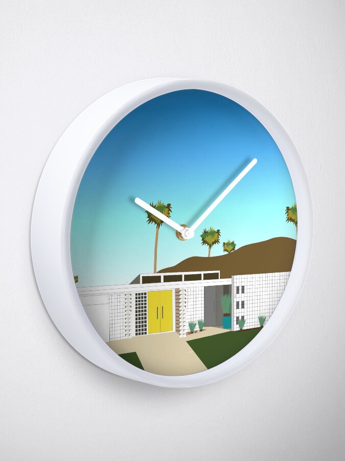 Alternate view of Mid Century Modern House Clock
