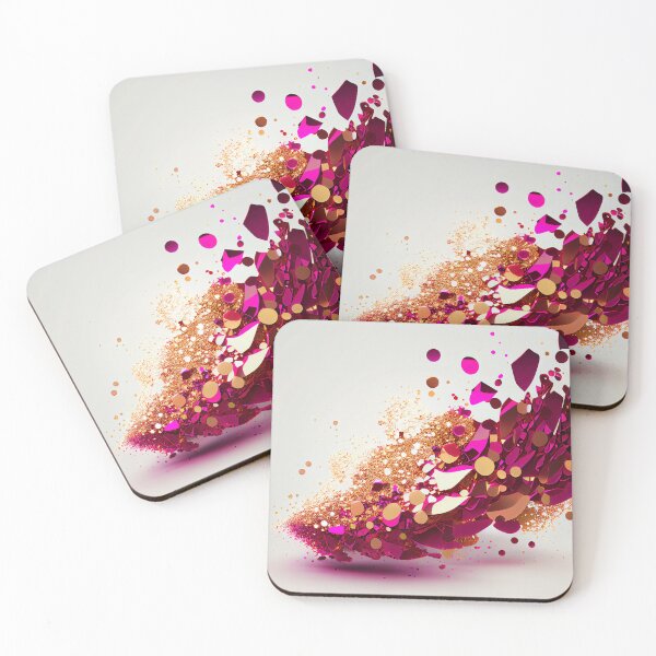 Item preview, Sparkling Gold & Magenta Inspired by the Glamour of Luxury Gold Dust designed and sold by HiArtify ❤️.
