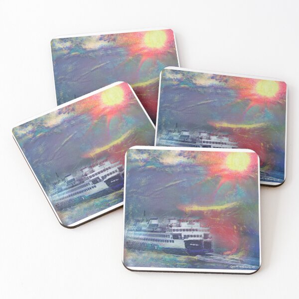 Item preview, Sunset Ferry designed and sold by cwilvang.