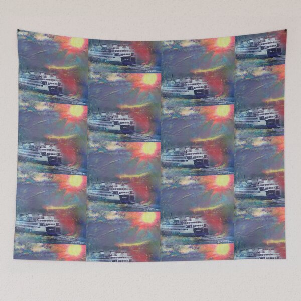 Item preview, Sunset Ferry designed and sold by cwilvang.