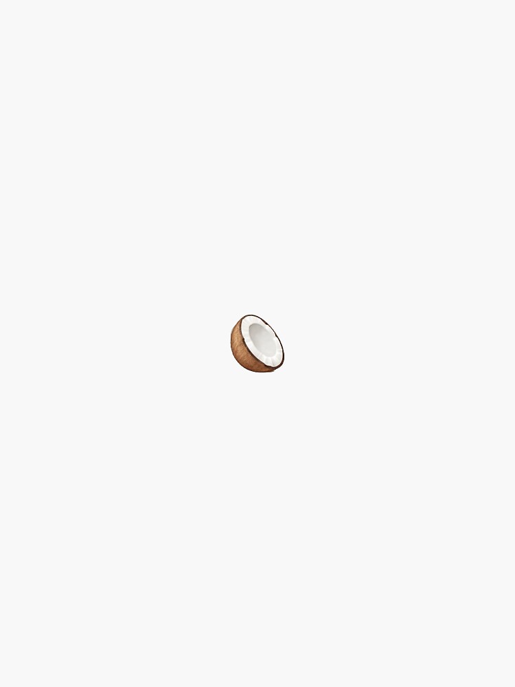 kleine Kokosnuss von stickersnstuff