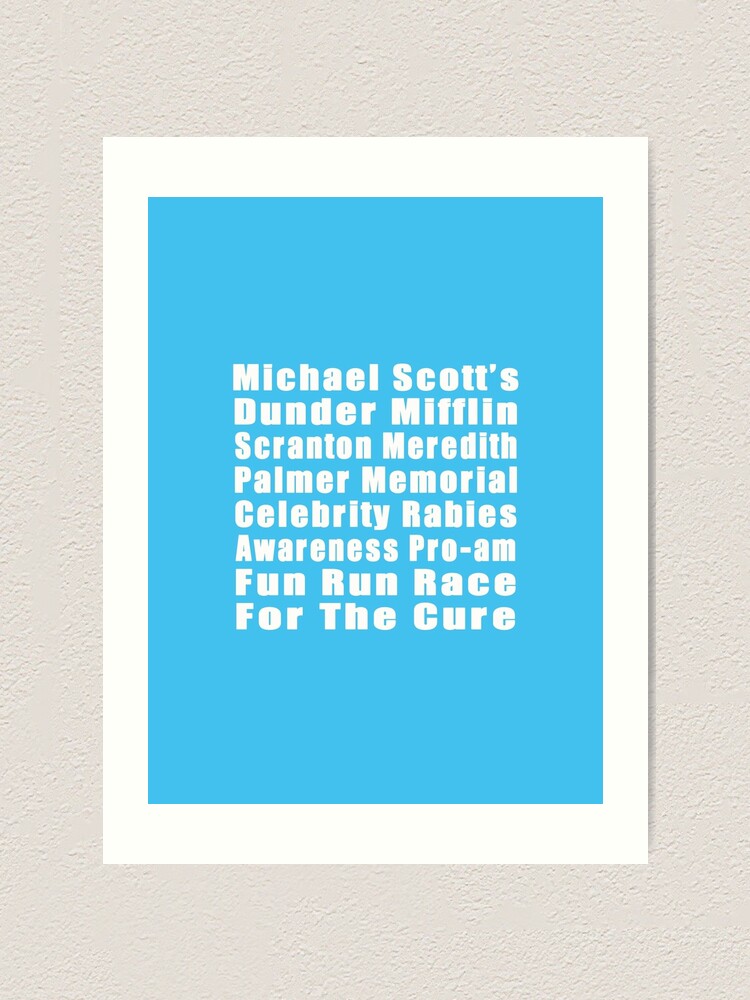 Michael Scott S Dunder Mifflin Scranton Meredith Palmer Memorial